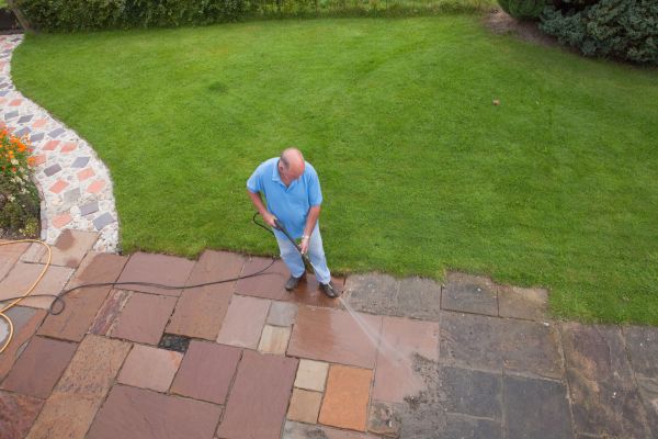 Pavers Pressure Washing in Santa Maria