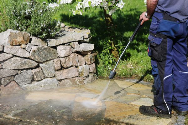 Stone Pressure Washing in Santa Maria