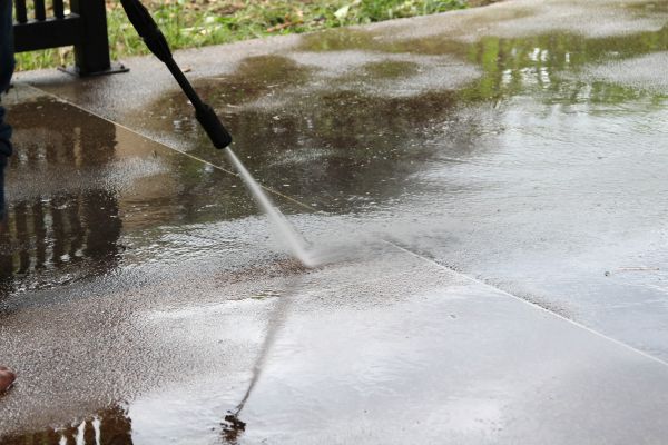 Concrete Deck Cleaning in Santa Maria