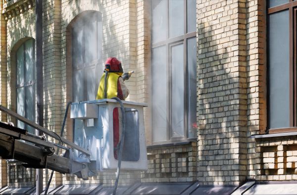 Brick Facade Cleaning in Santa Maria